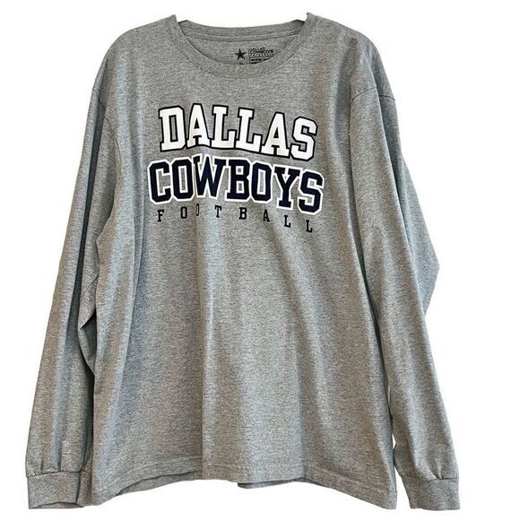 Dallas Cowboys Authentic Long Sleeve Gray Shirt XL - Picture 1 of 9
